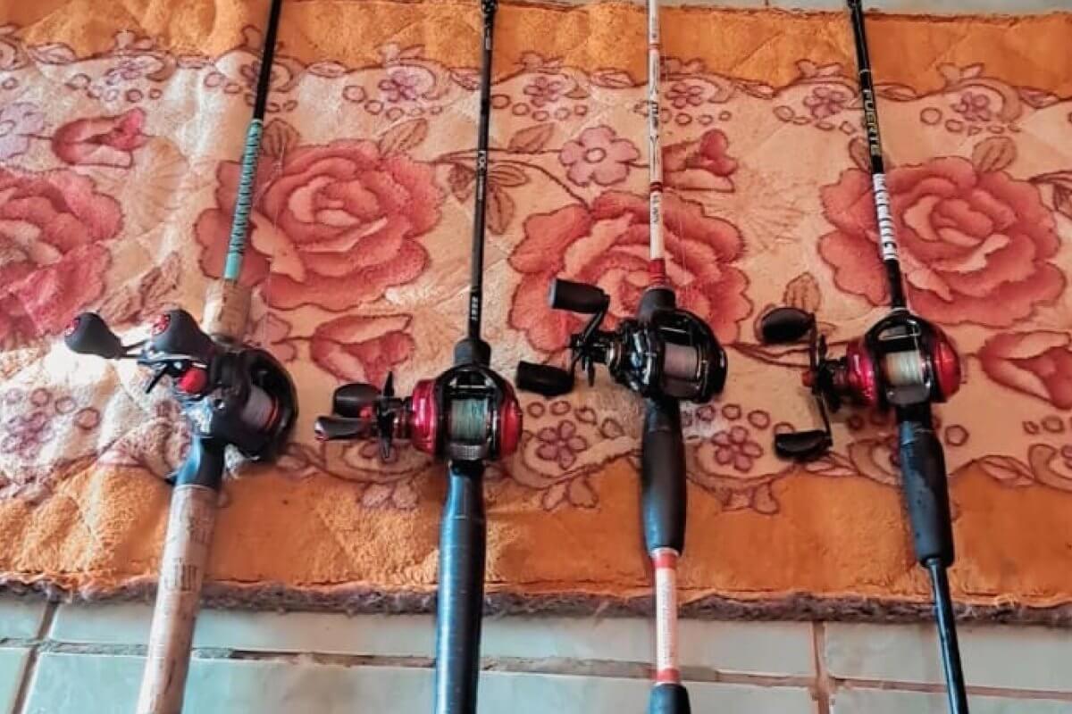 Varas e carretilhas revisadas para pesca no Araguaia